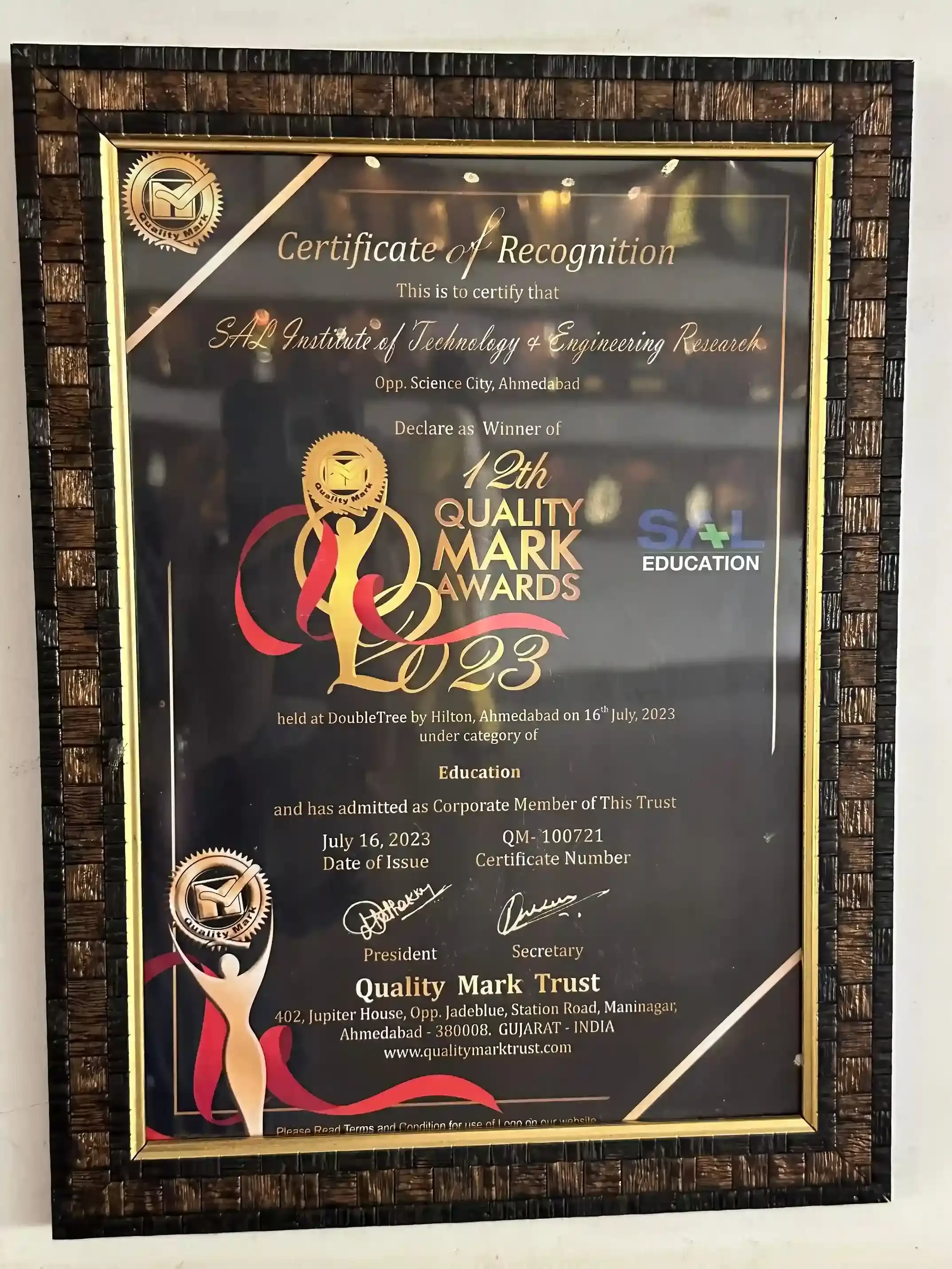 Quality Mark Awards 2023